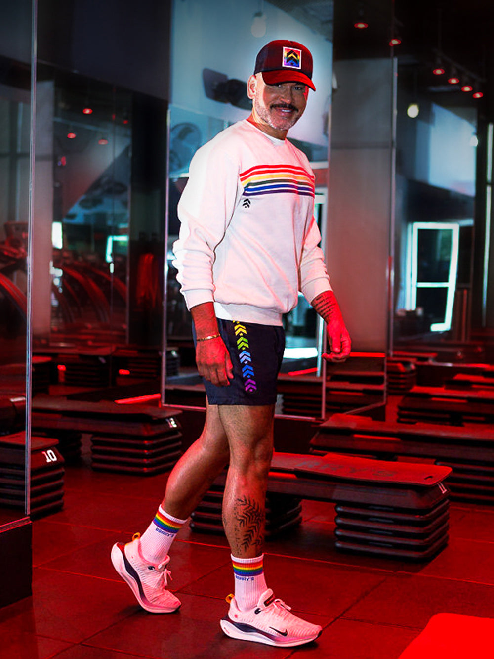 BARRY'S PRIDE RAINBOW SWIM SHORT