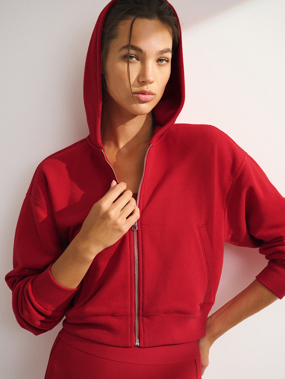 BARRY'S X YPB RED 6AM ON THE GO JACKET