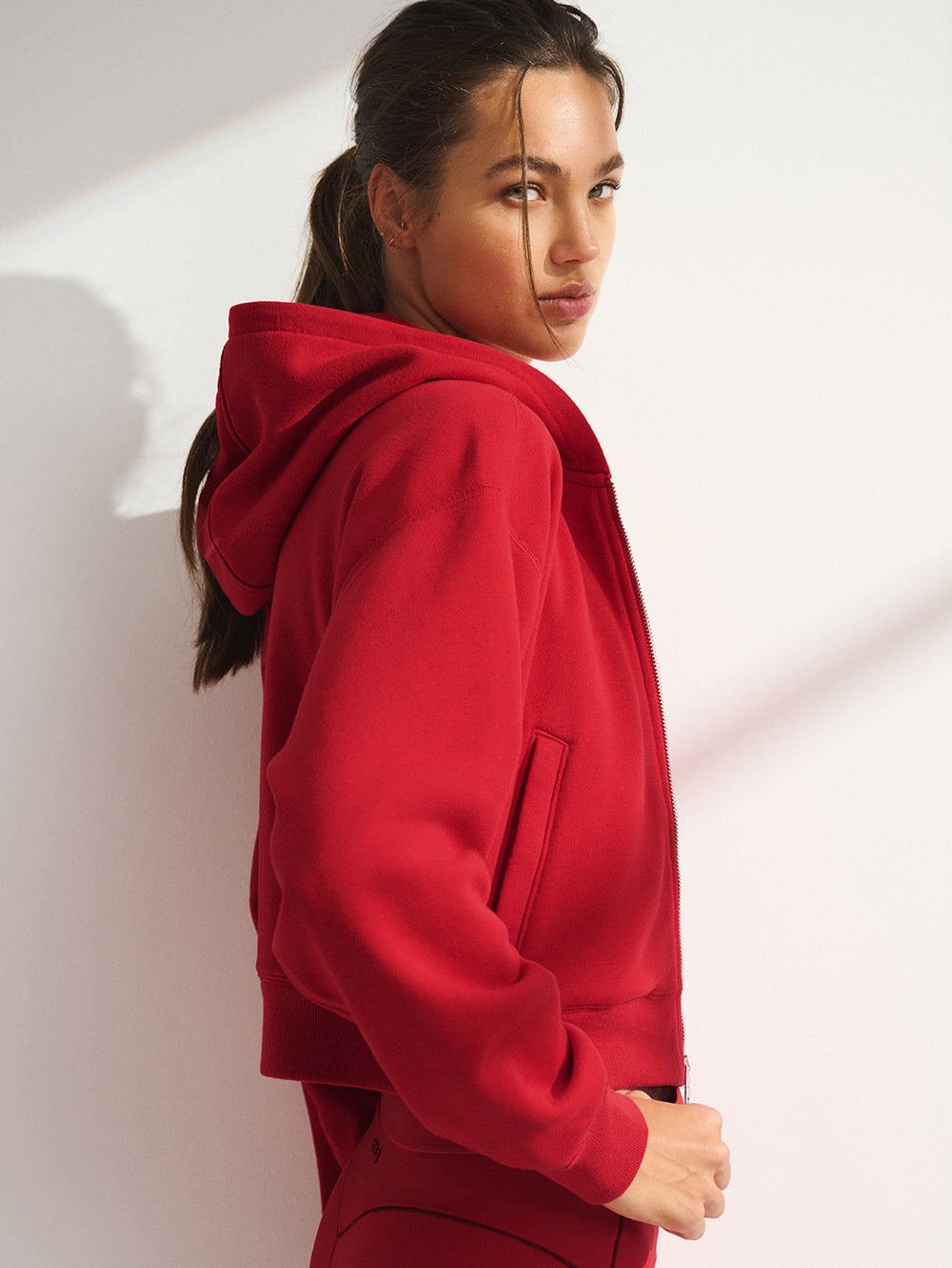 BARRY'S X YPB RED 6AM ON THE GO JACKET