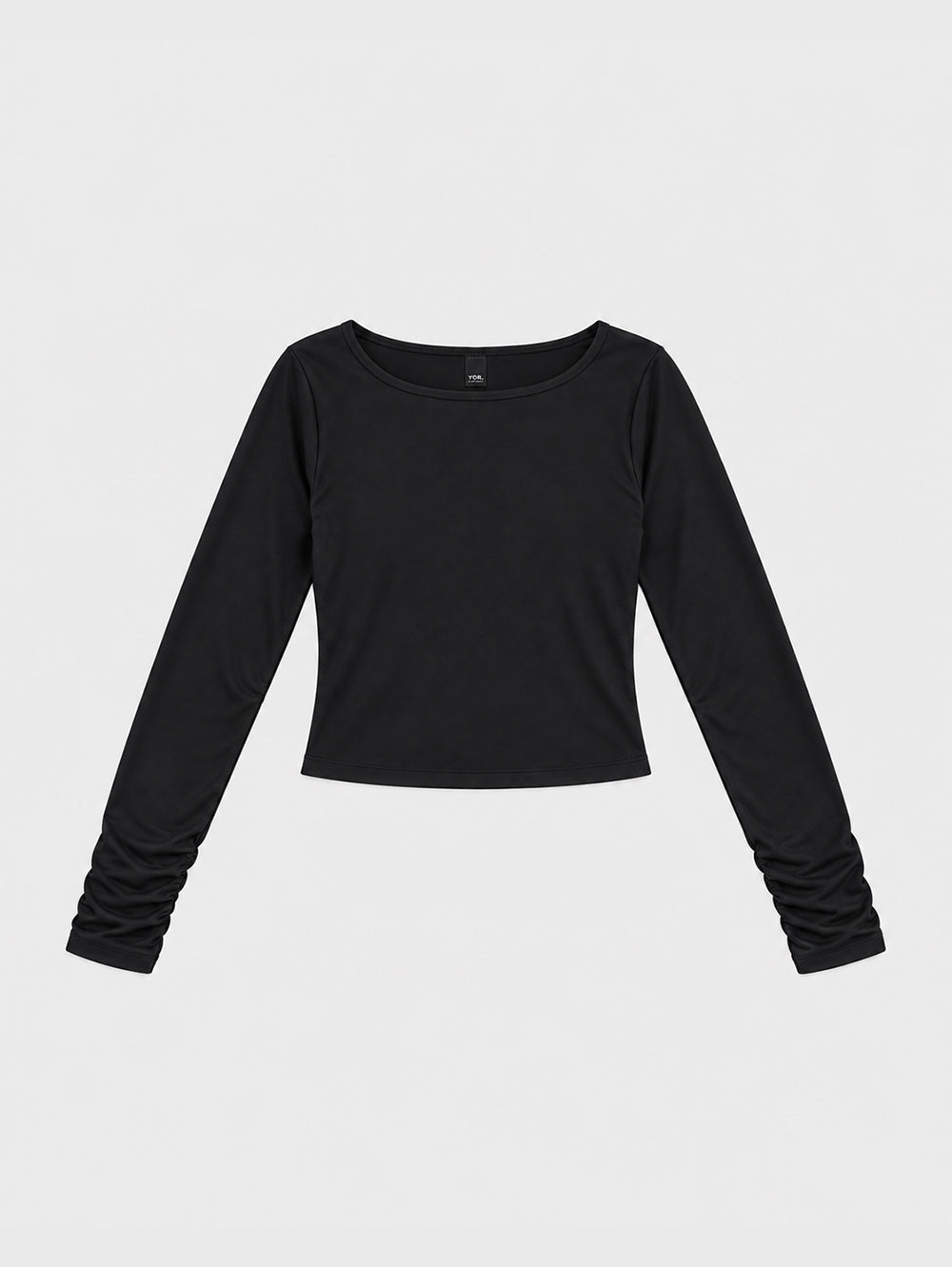 BARRY'S X YPB BLACK MESH LONG SLEEVE