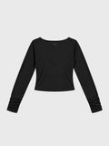 BARRY'S X YPB BLACK MESH LONG SLEEVE