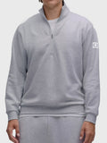 LULULEMON LIGHT GREY STEADY STATE HALF ZIP