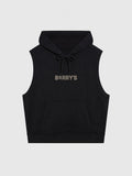 LULULEMON BLACK WARM-UP SLEEVELESS GYM HOODIE