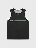 LULULEMON BLACK/VAPOR DOUBLE LAYERED MESH TANK