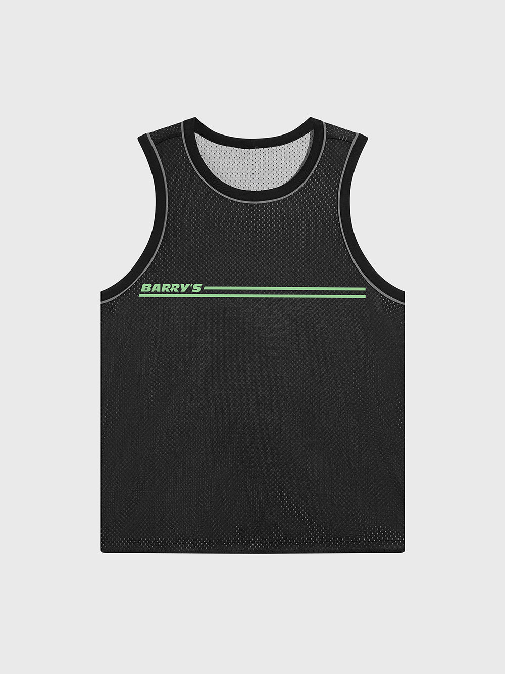 LULULEMON BLACK/VAPOR DOUBLE LAYERED MESH TANK