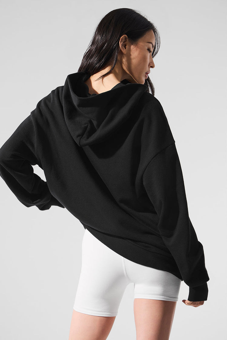 Sudadera con capucha Chill - Negra