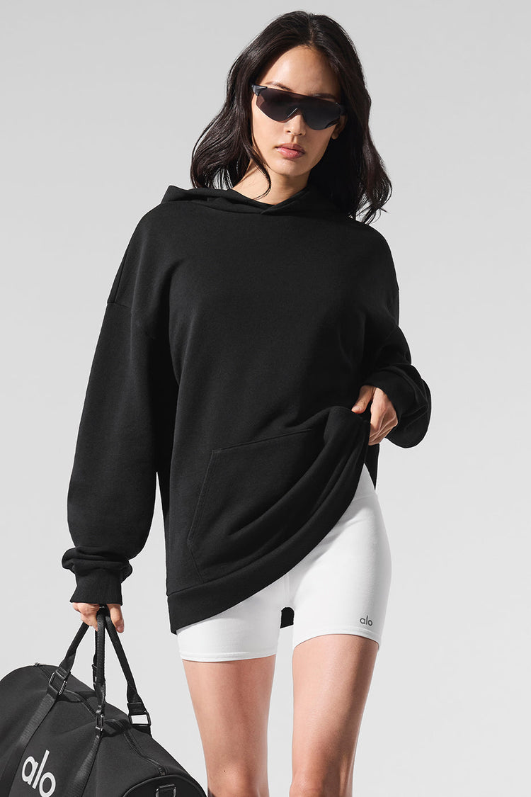 Sudadera con capucha Chill - Negra