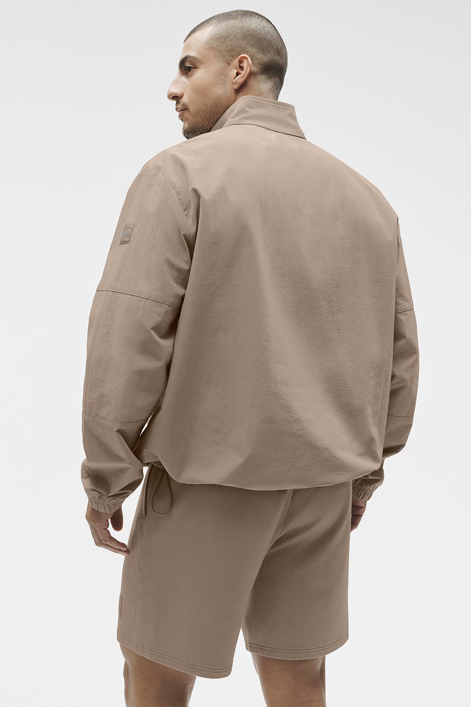 Light Weight Takeaway Track Pullover - Gravel