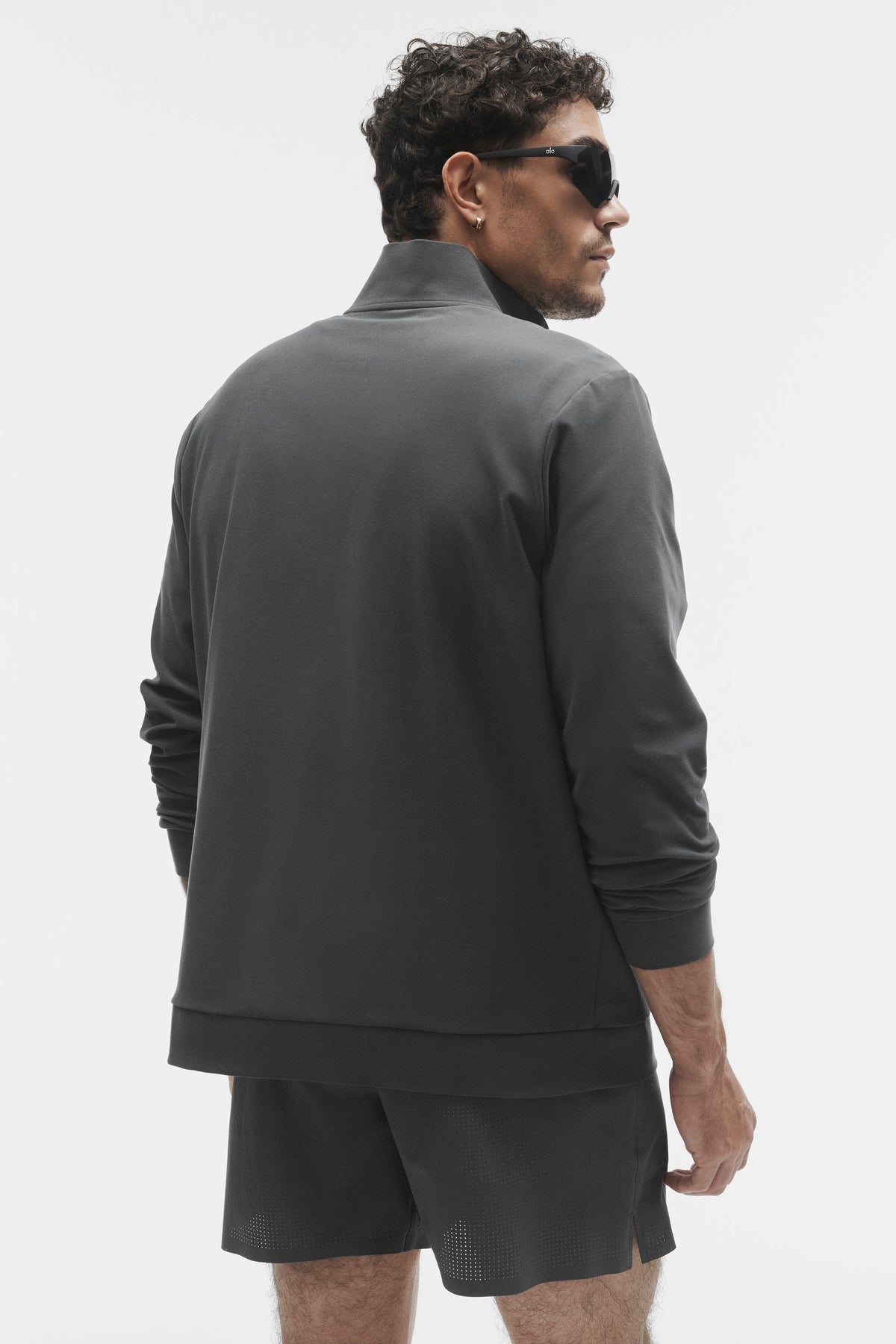 Conquer Max Mock Neck Full Zip - Anthracite