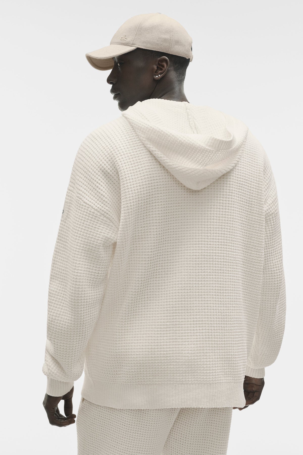Waffle Chenille Edition Hoodie - Ivory