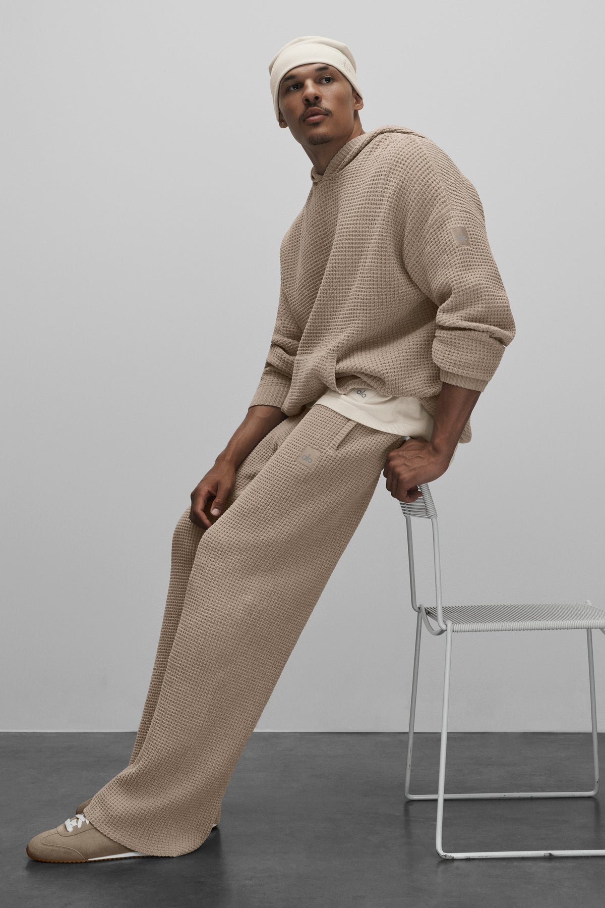 Waffle Chenille Edition Hoodie - Gravel