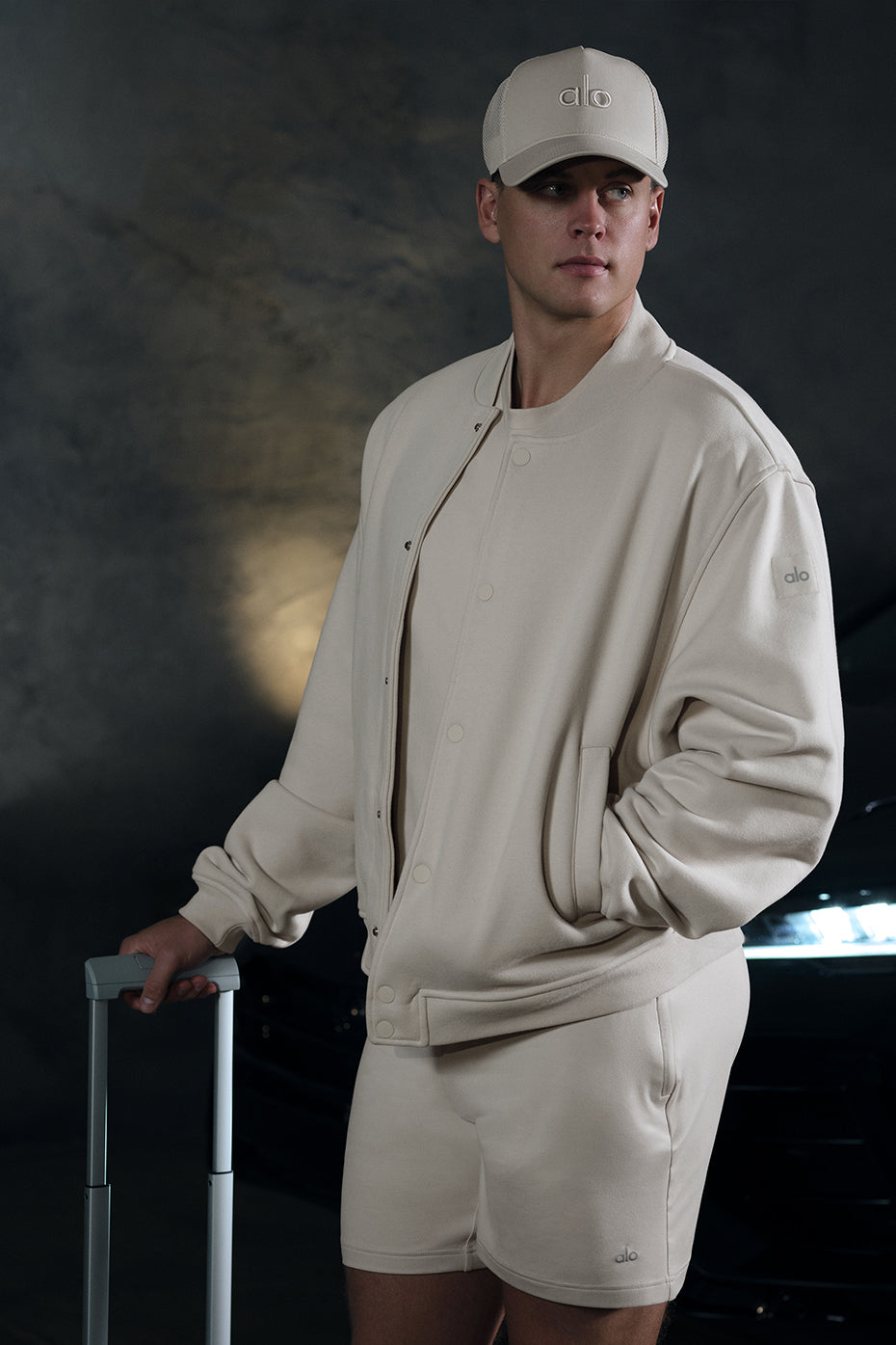 Renown Varsity Jacket - Bone
