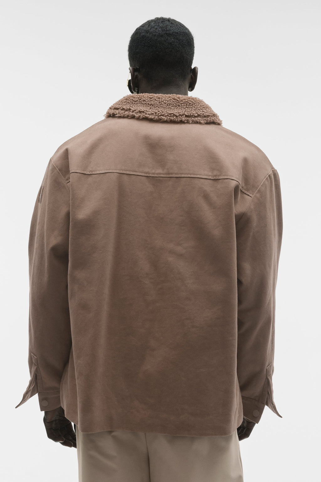 Canvas Utility Shacket - Java Brown