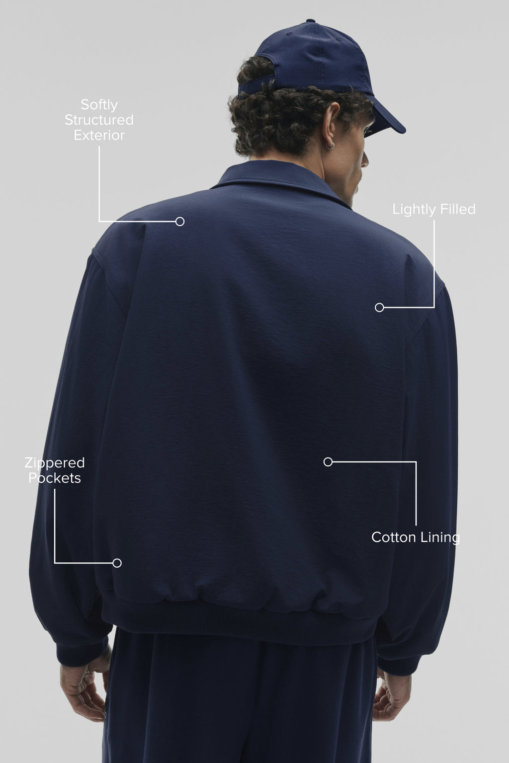 Duality Bomber Jacket - Navy