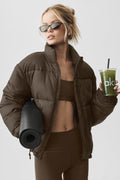 Cold Front Puffer Jacket - Espresso