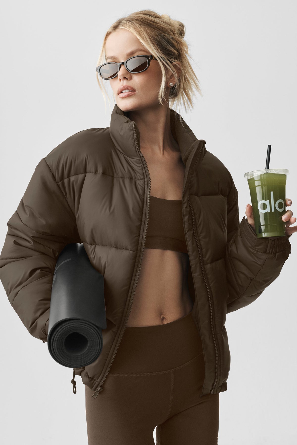 Cold Front Puffer Jacket - Espresso