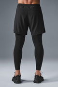 Pantalón Revival 2 en 1 de 5" - Negro/Negro