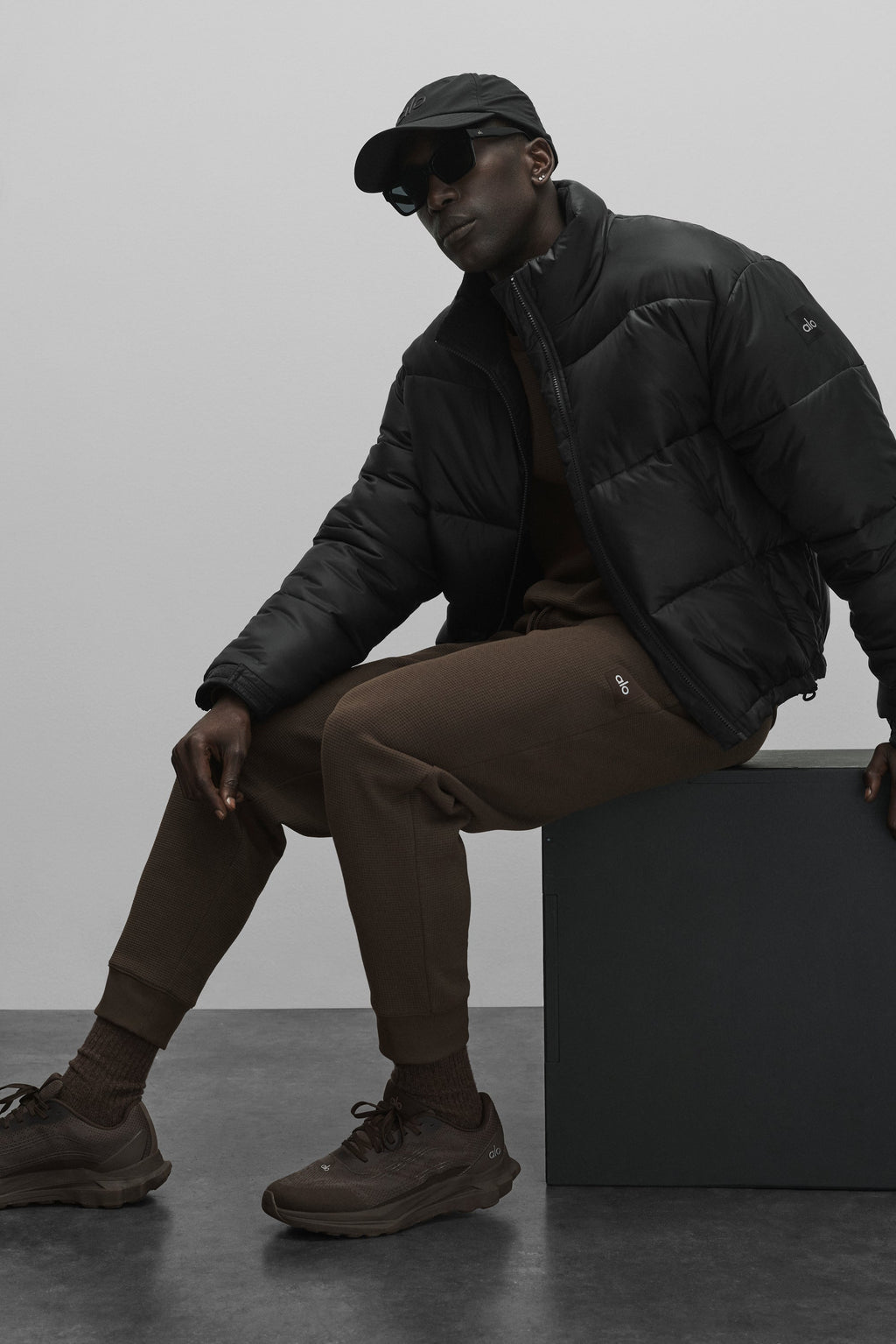 Waffle Lounge Jogger - Espresso