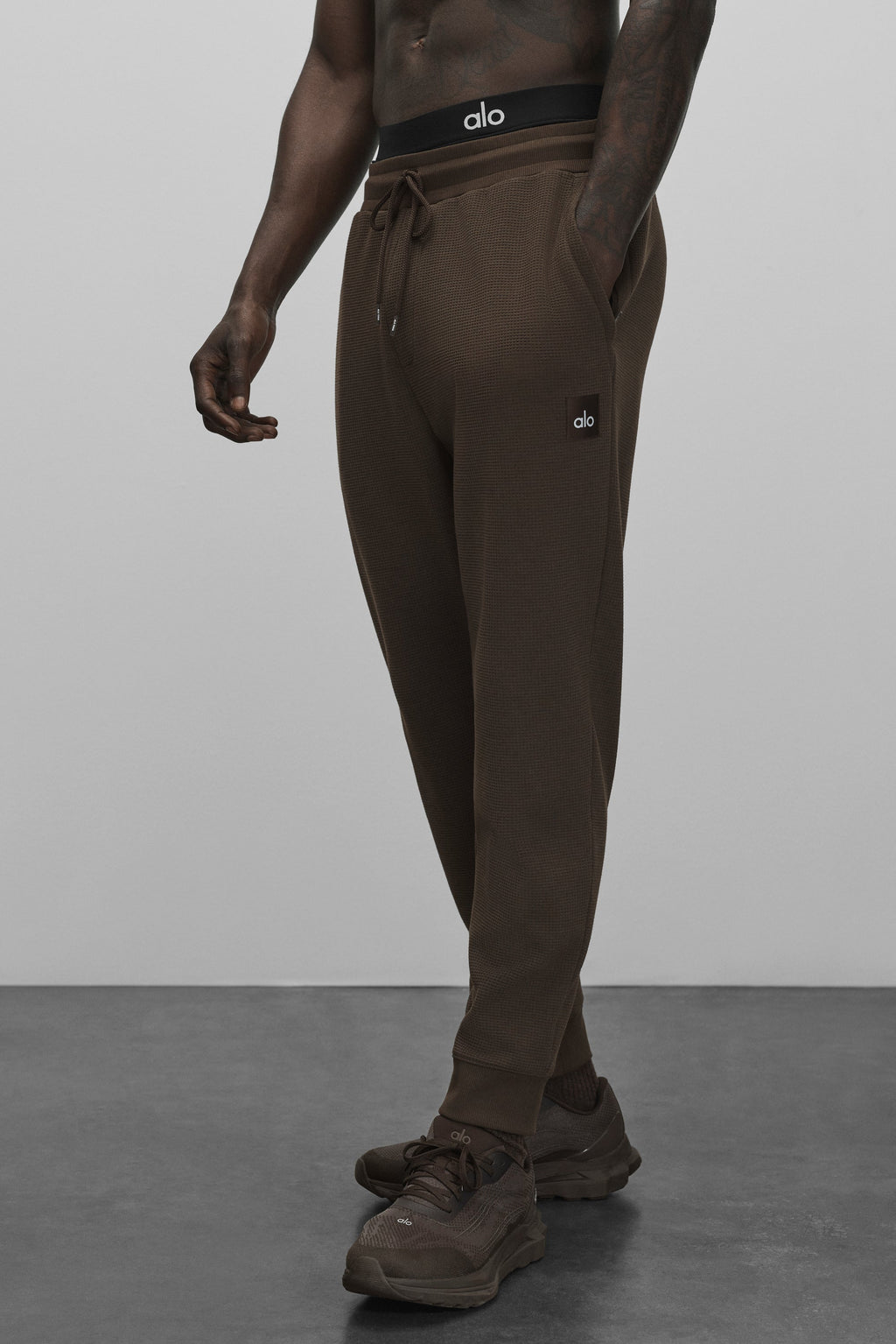 Waffle Lounge Jogger - Espresso
