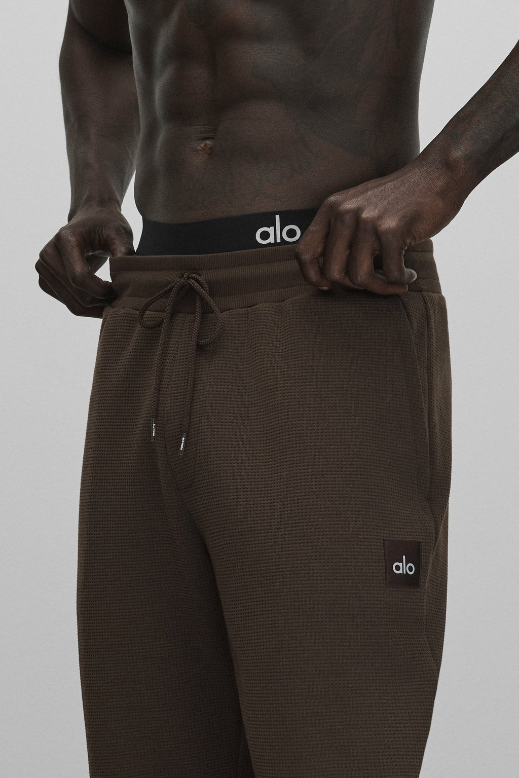 Waffle Lounge Jogger - Espresso