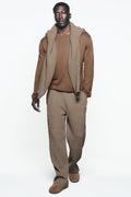 Waffle Chenille Edition Straight Leg Pant - Gravel