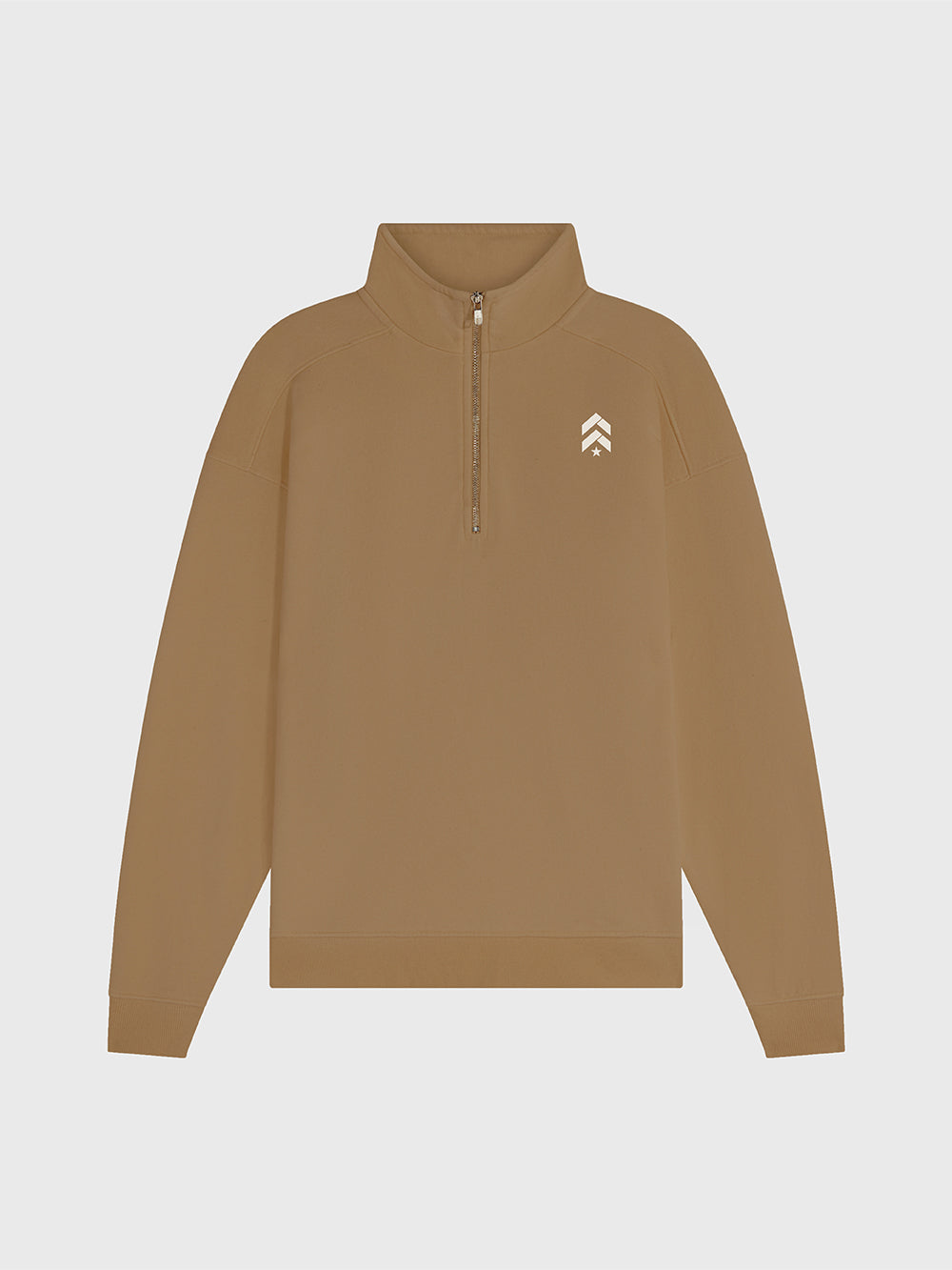 BARRY'S 1/4 ZIP BURNT ORANGE