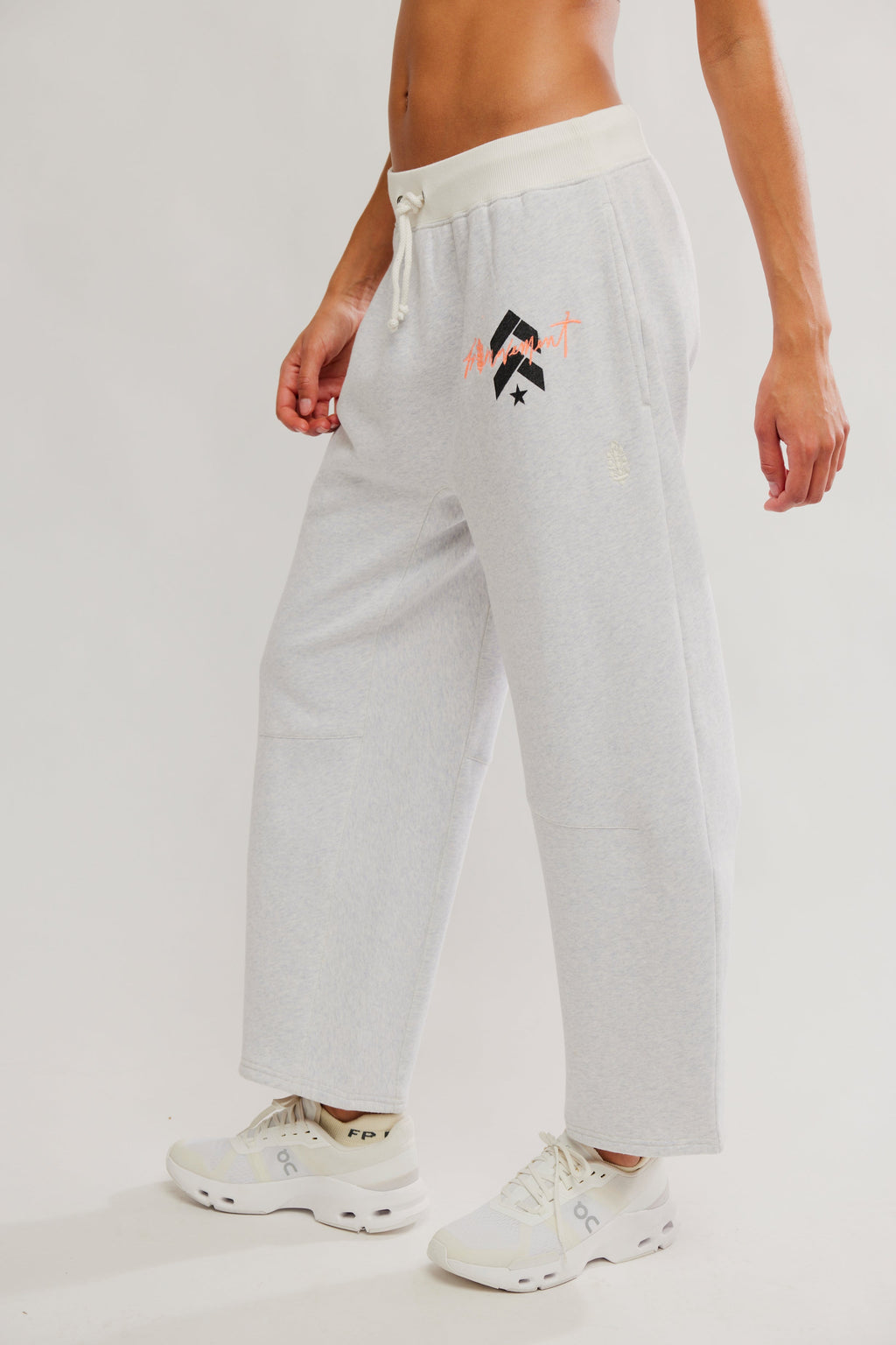 FP MOVEMENT WHITE HEATHER GREY YOU WISH PANT