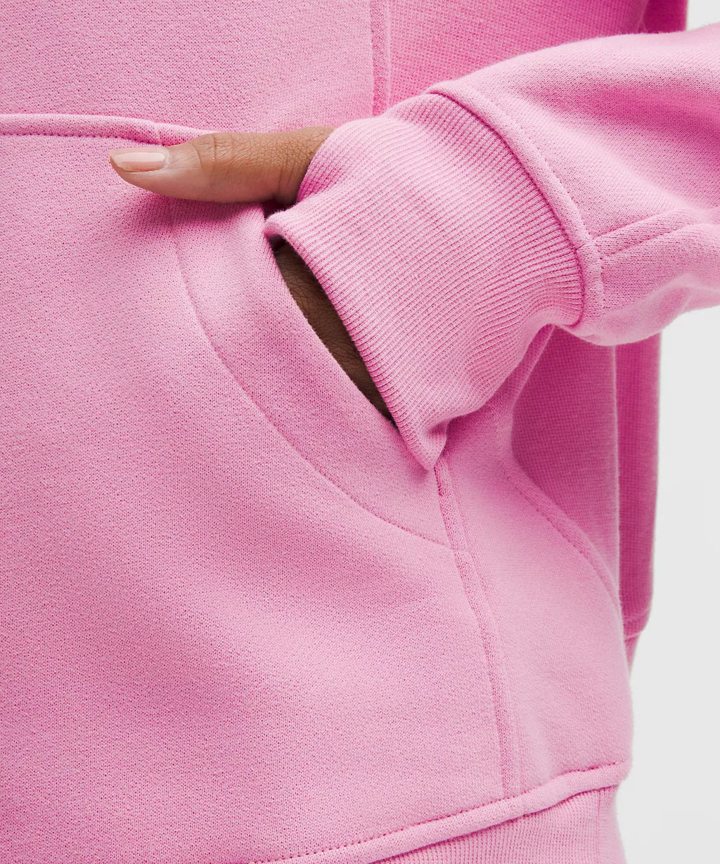 Sigma Delta Tau lululemon Scuba Oversized Half-Zip Hoodie - Pink Frosting