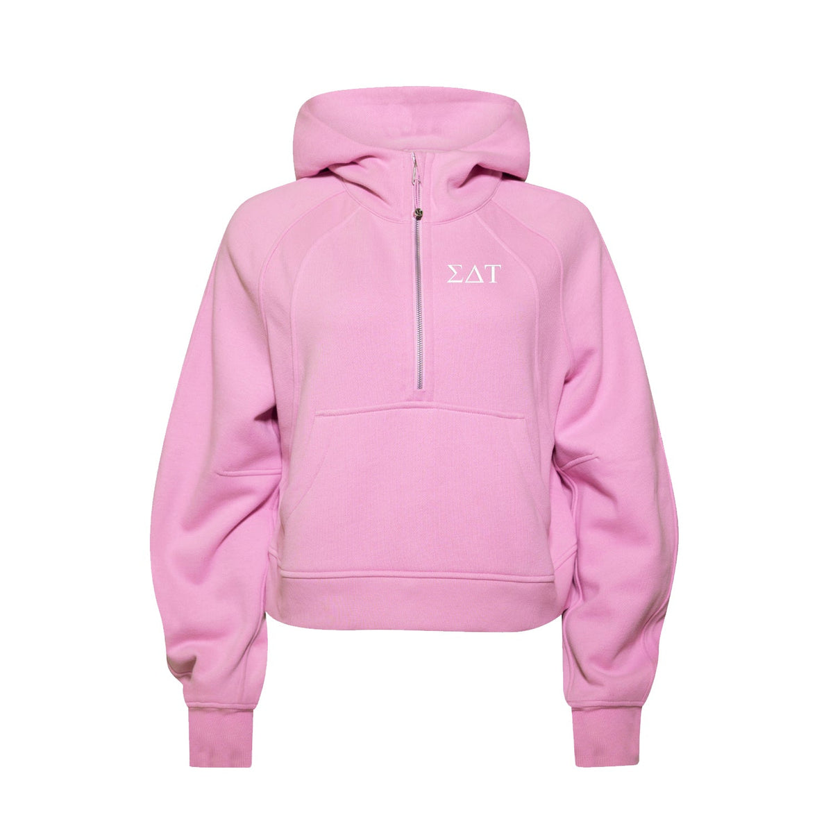 Sigma Delta Tau lululemon Scuba Oversized Half-Zip Hoodie - Pink Frosting