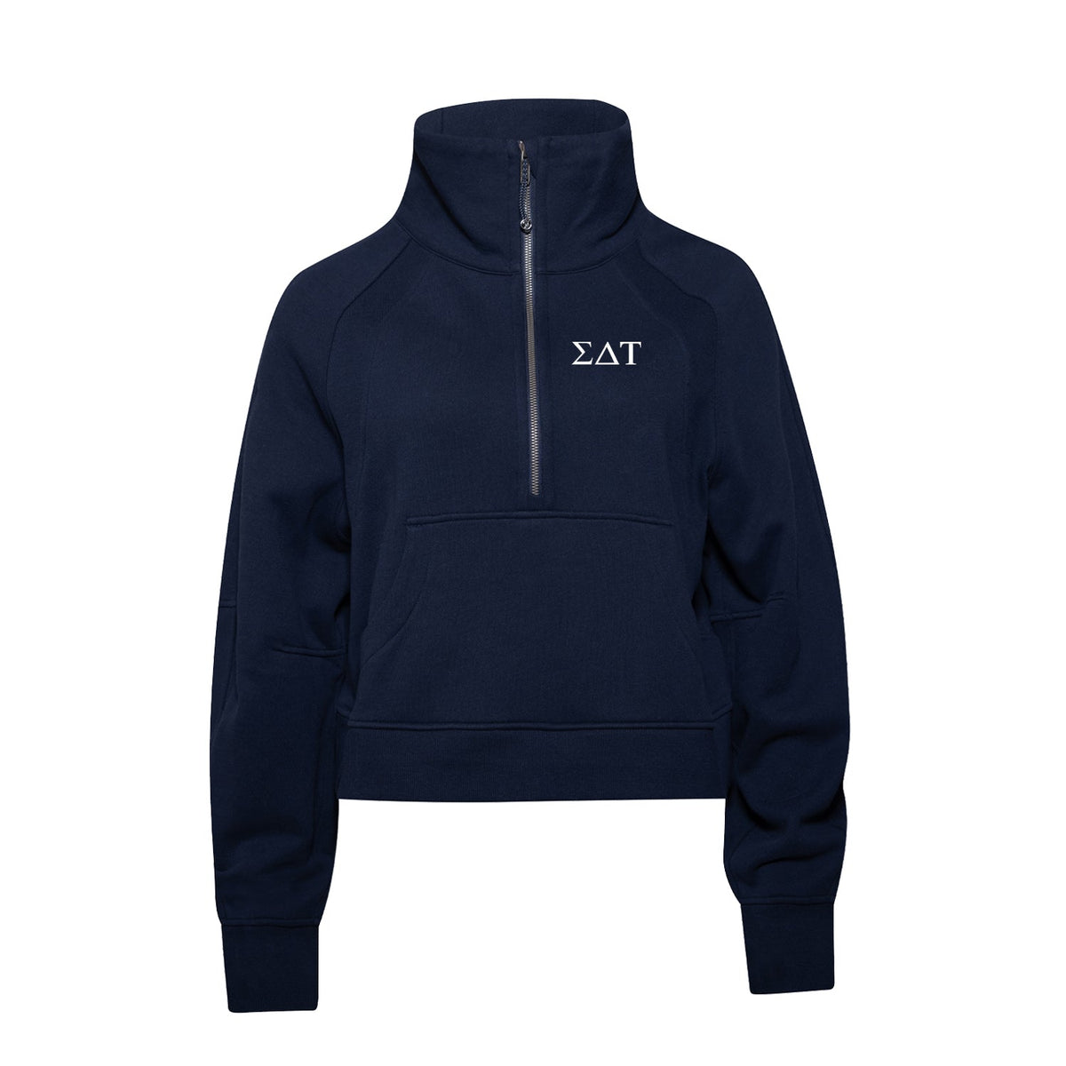 Sigma Delta Tau lululemon Scuba Oversized Funnel-Neck Half Zip - True Navy