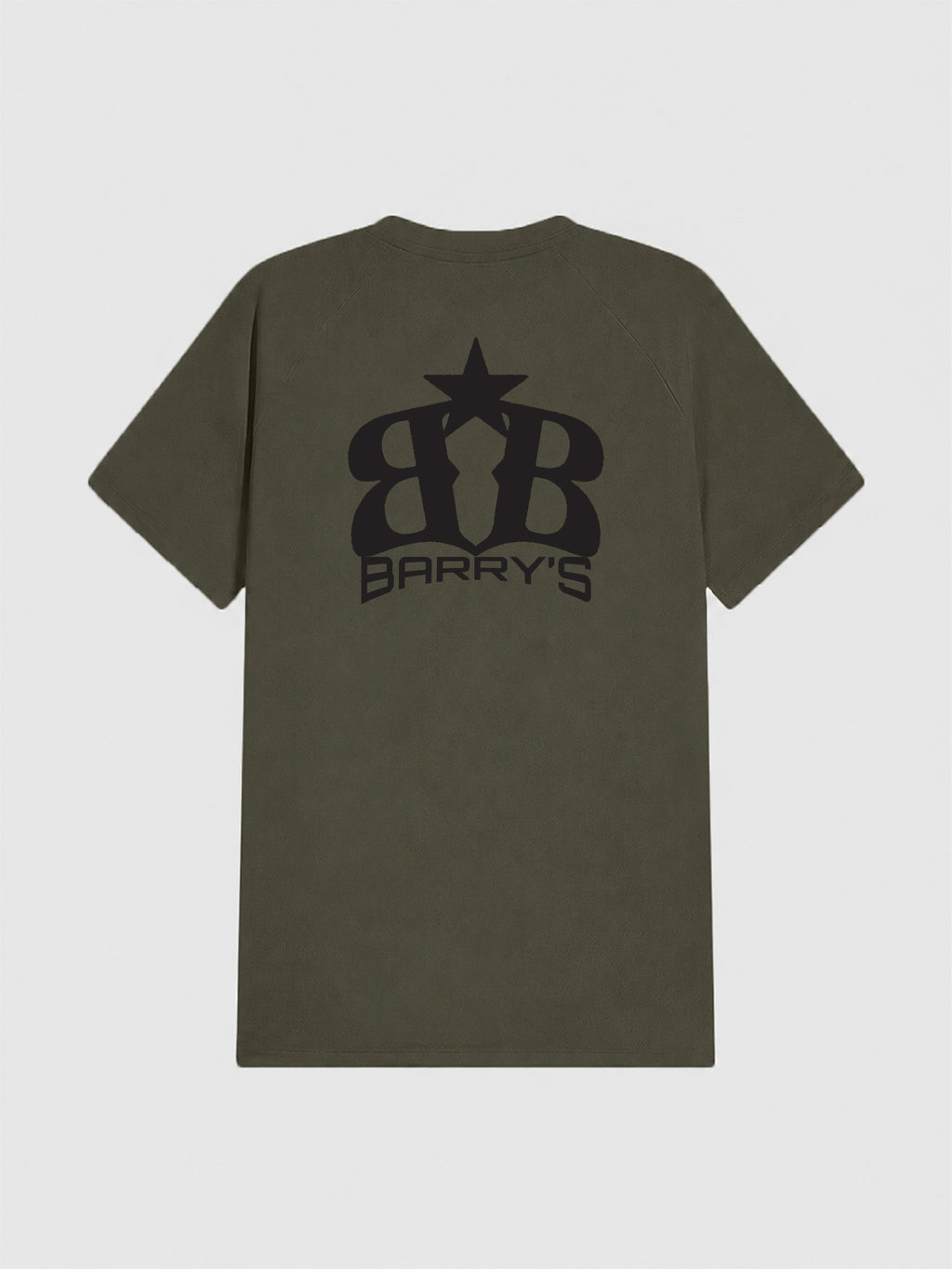 BARRY'S ARMY GREEN SPRINT TEE