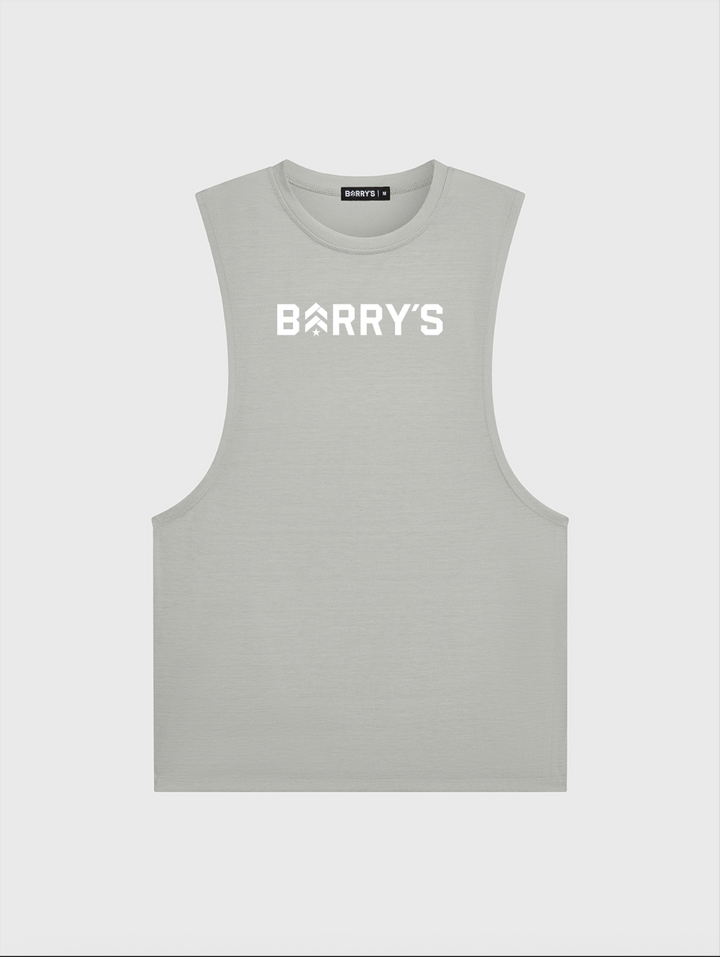 BARRY'S HEATHER GREY CUTOFF TANK