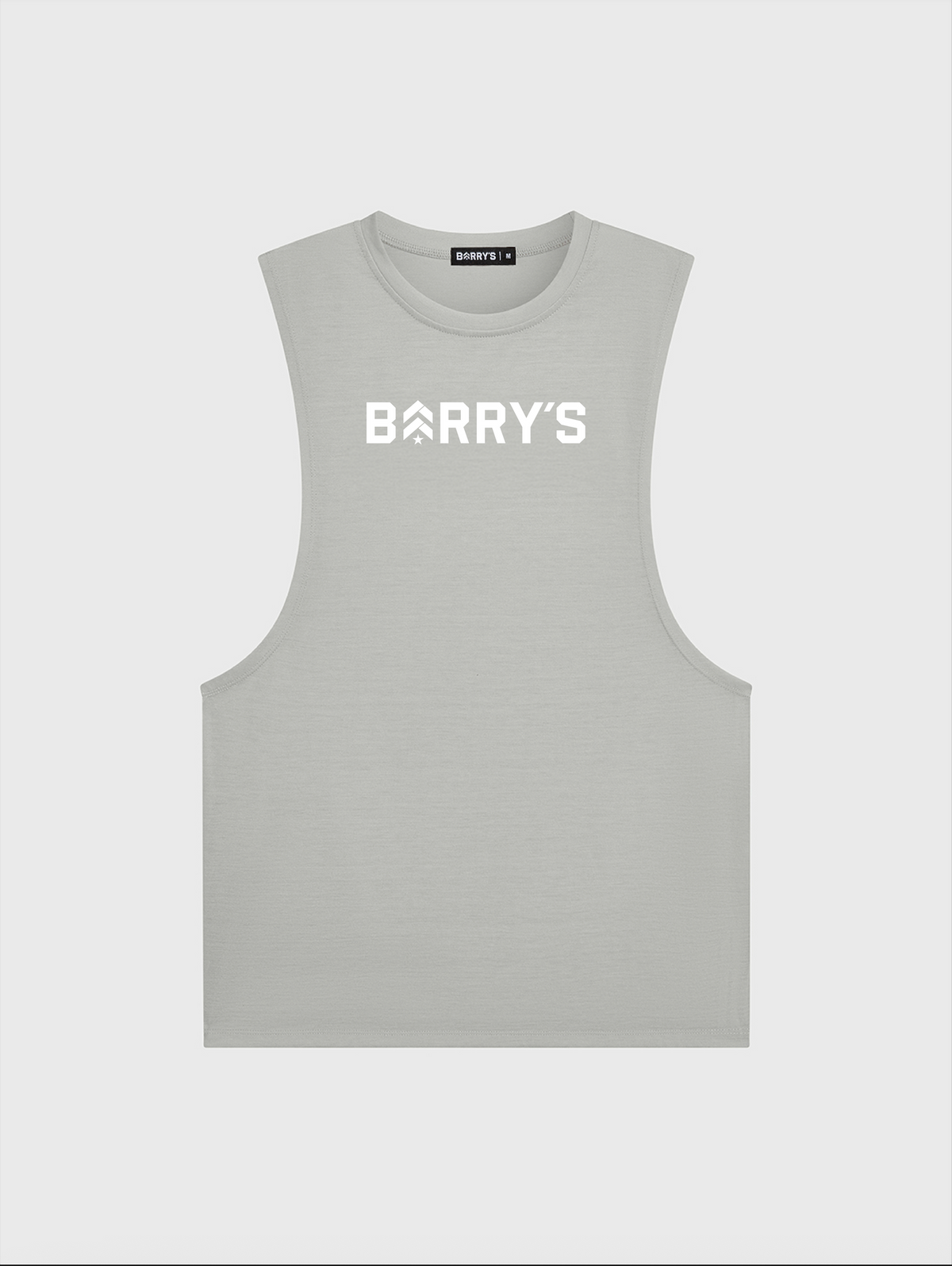 BARRY'S HEATHER GREY CUTOFF TANK