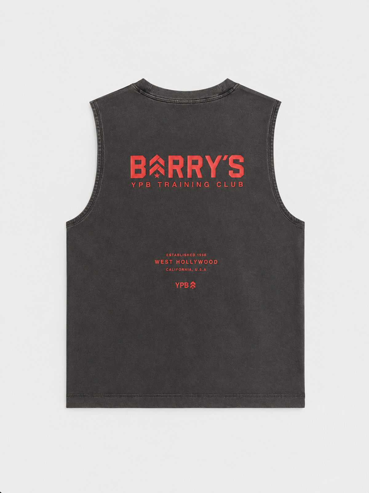 BARRY'S X YPB BLACK PERFORMANCE MUSCLE TANK