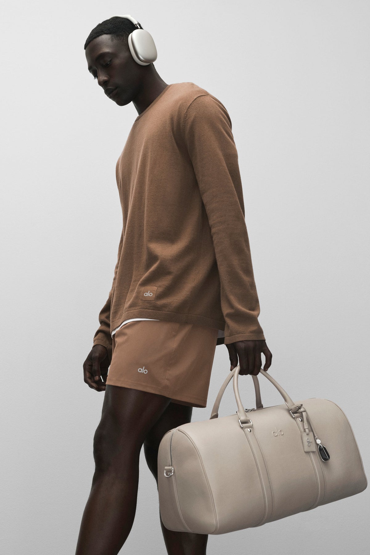 Cashmere Blend Ever Soft Long Sleeve Crew - Java Brown