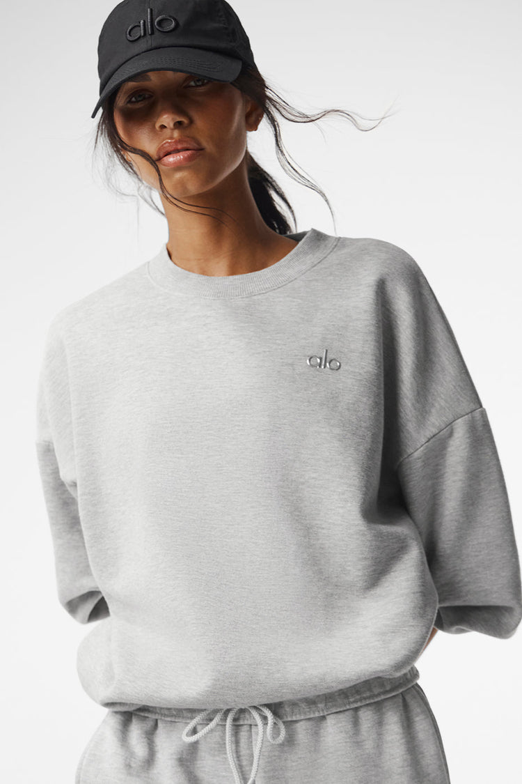 Accolade Crew Neck Pullover - Gravel