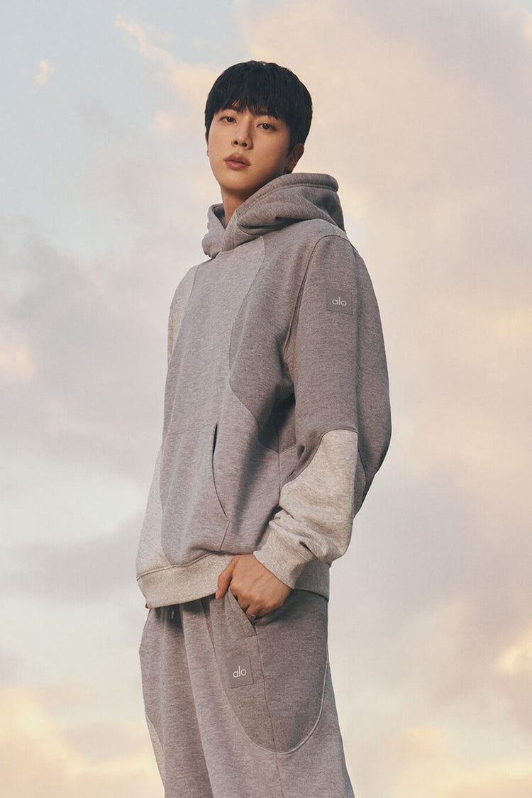 Sudadera con capucha Make Waves - Gris jaspeado atlético