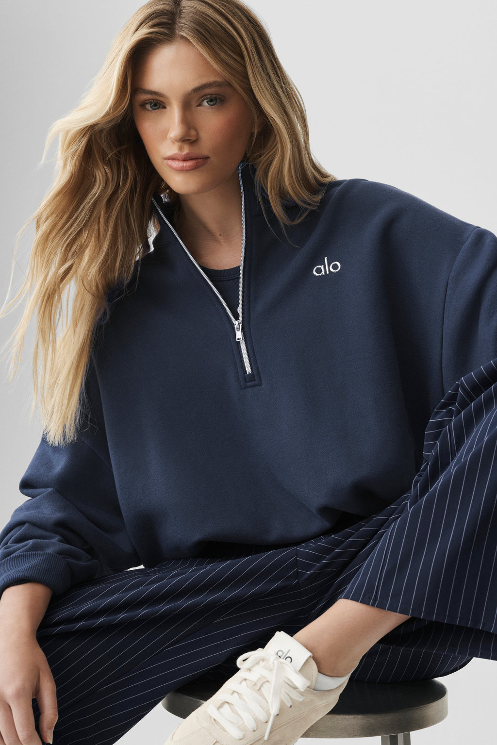 Accolade 1/4 Zip Pullover - Navy