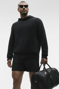 Wool Cashmere New Class Hoodie - Black