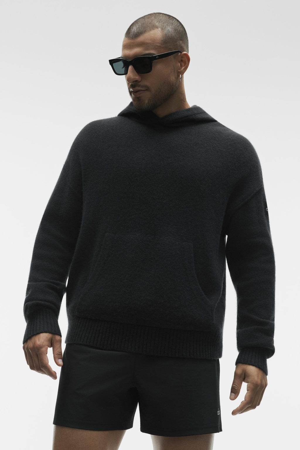 Wool Cashmere New Class Hoodie - Black