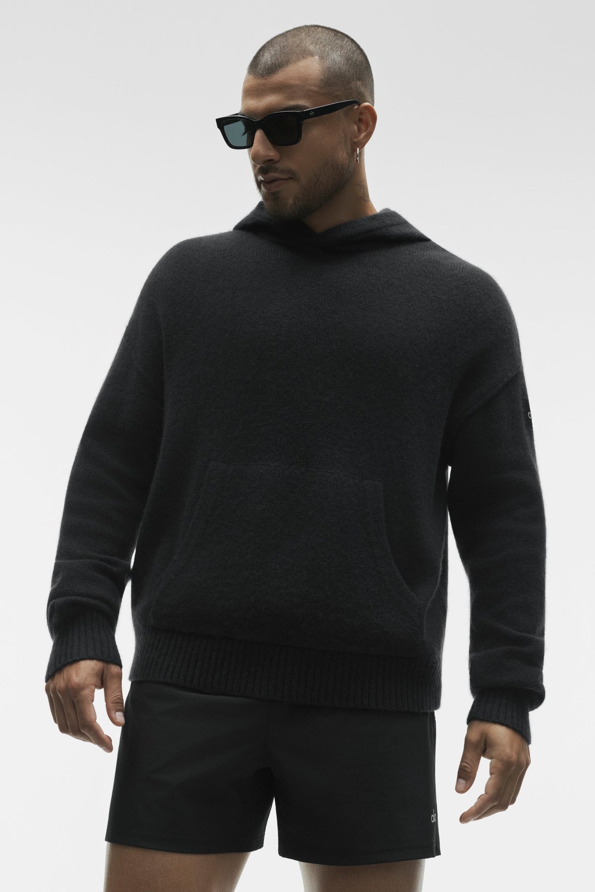 Wool Cashmere New Class Hoodie - Black