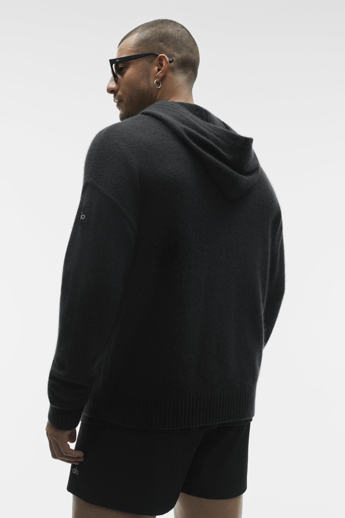 Wool Cashmere New Class Hoodie - Black
