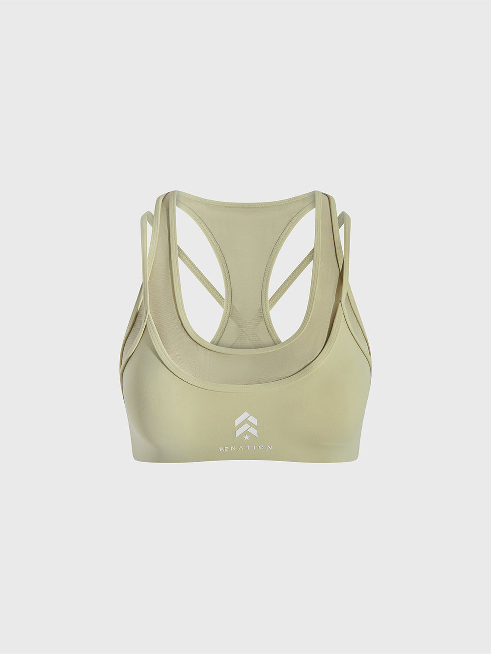PE NATION MOSS GREY FUSION SPORTS BRA