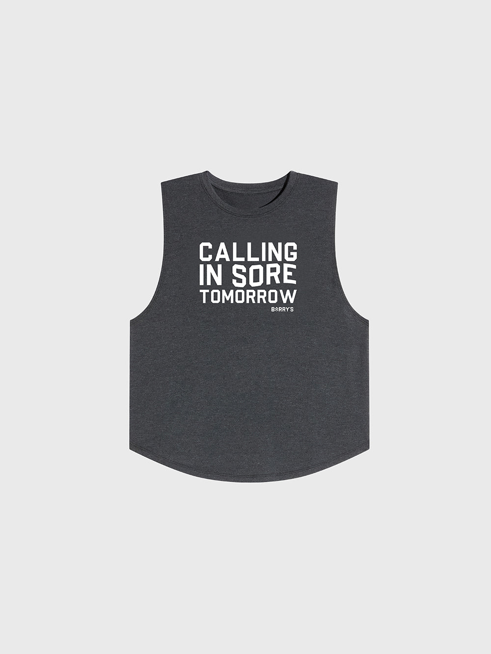 BARRY'S HEATHER BLK LEGEND TANK