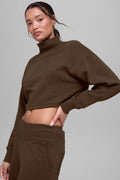 Cropped Serenity Coverup - Espresso