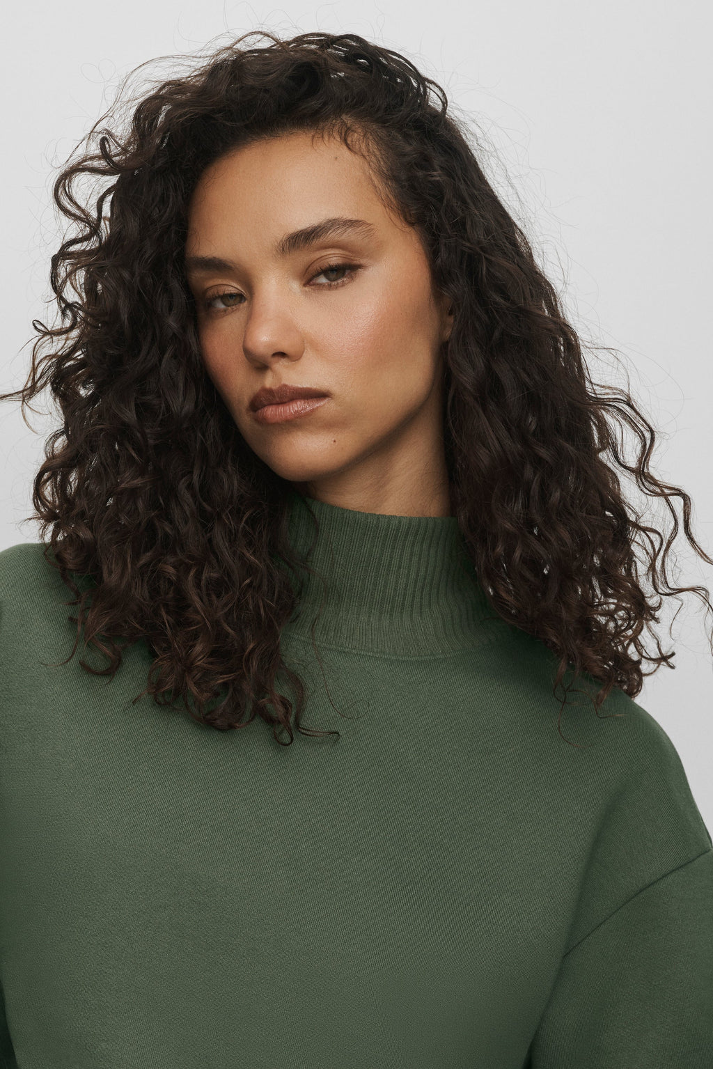 Cropped Serenity Coverup - Bamboo Green