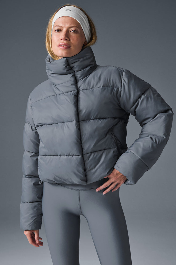 Chaqueta acolchada Gold Rush - Gris acero