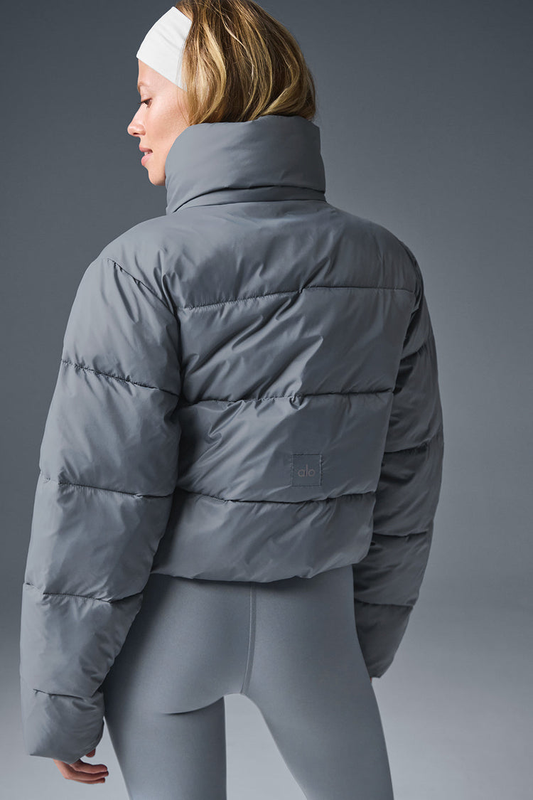 Chaqueta acolchada Gold Rush - Gris acero