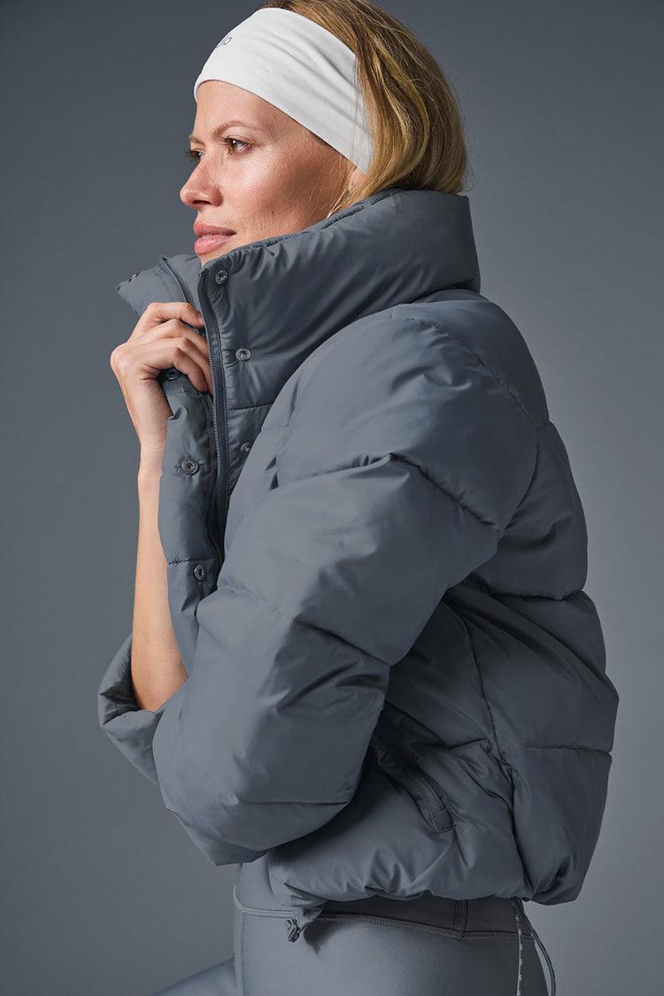 Chaqueta acolchada Gold Rush - Gris acero