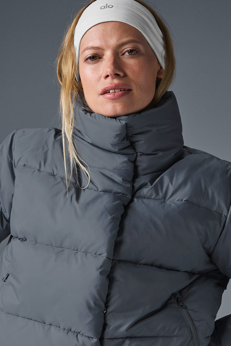 Chaqueta acolchada Gold Rush - Gris acero